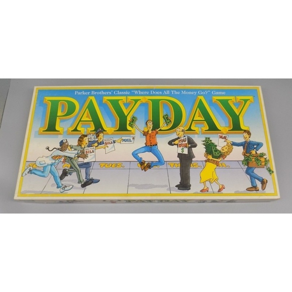 1994 Payday Board Game Complete Parker Brothers Clean Intact Vintage Pay Day